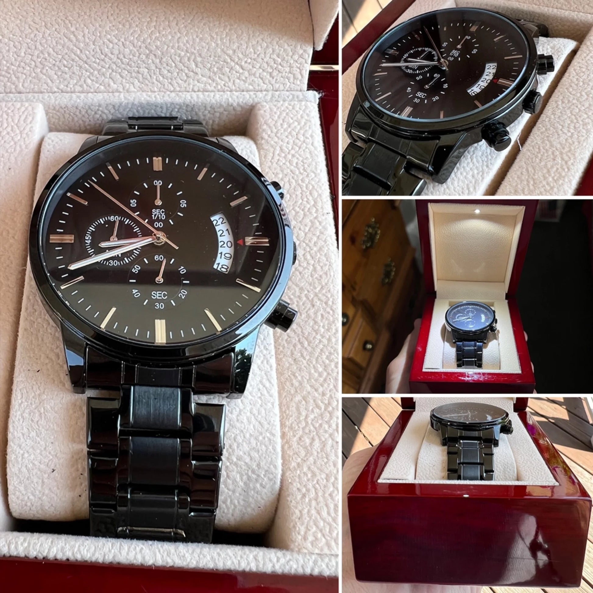 3 Black watch - in box - Combo 2