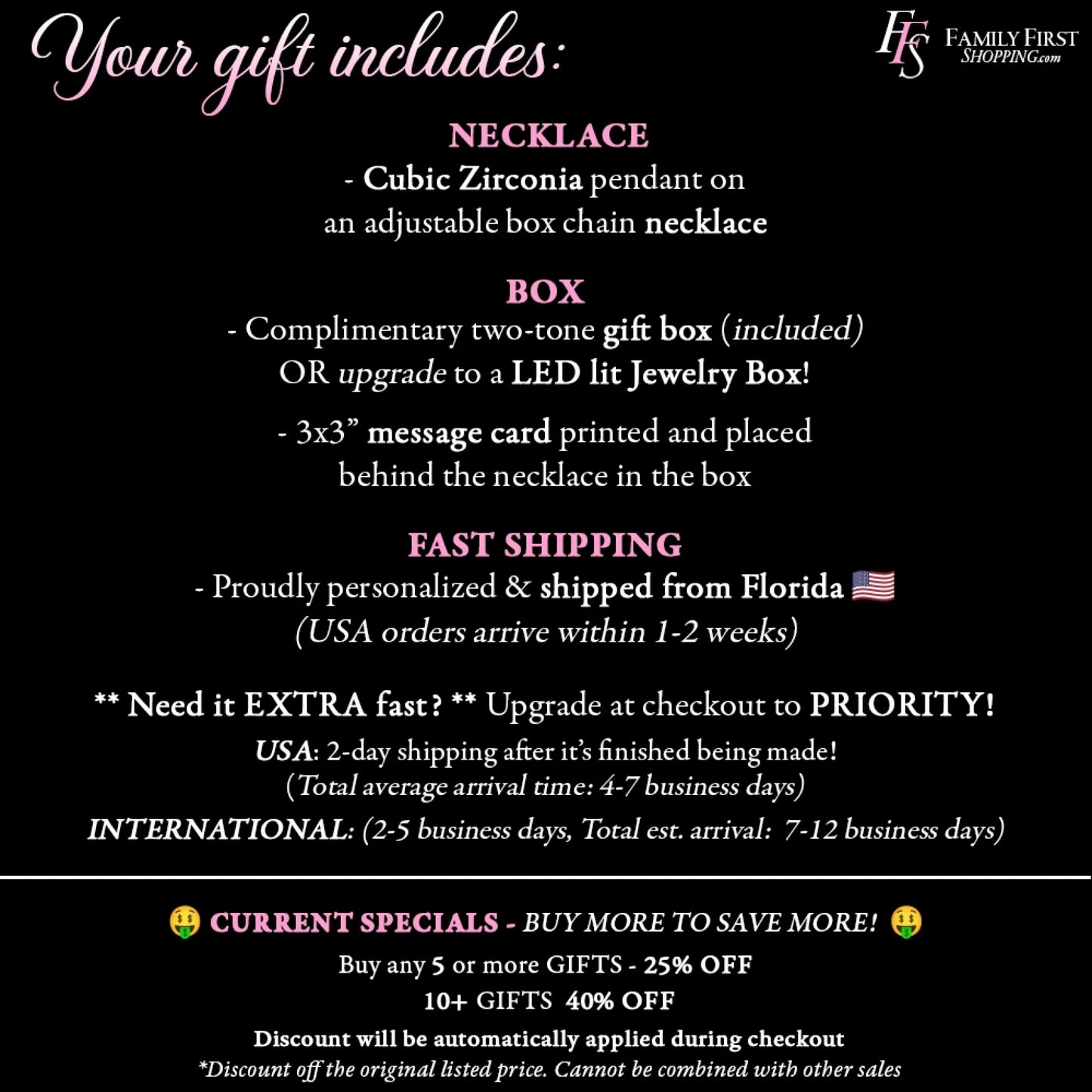 Cubic w Box - Your gift includes