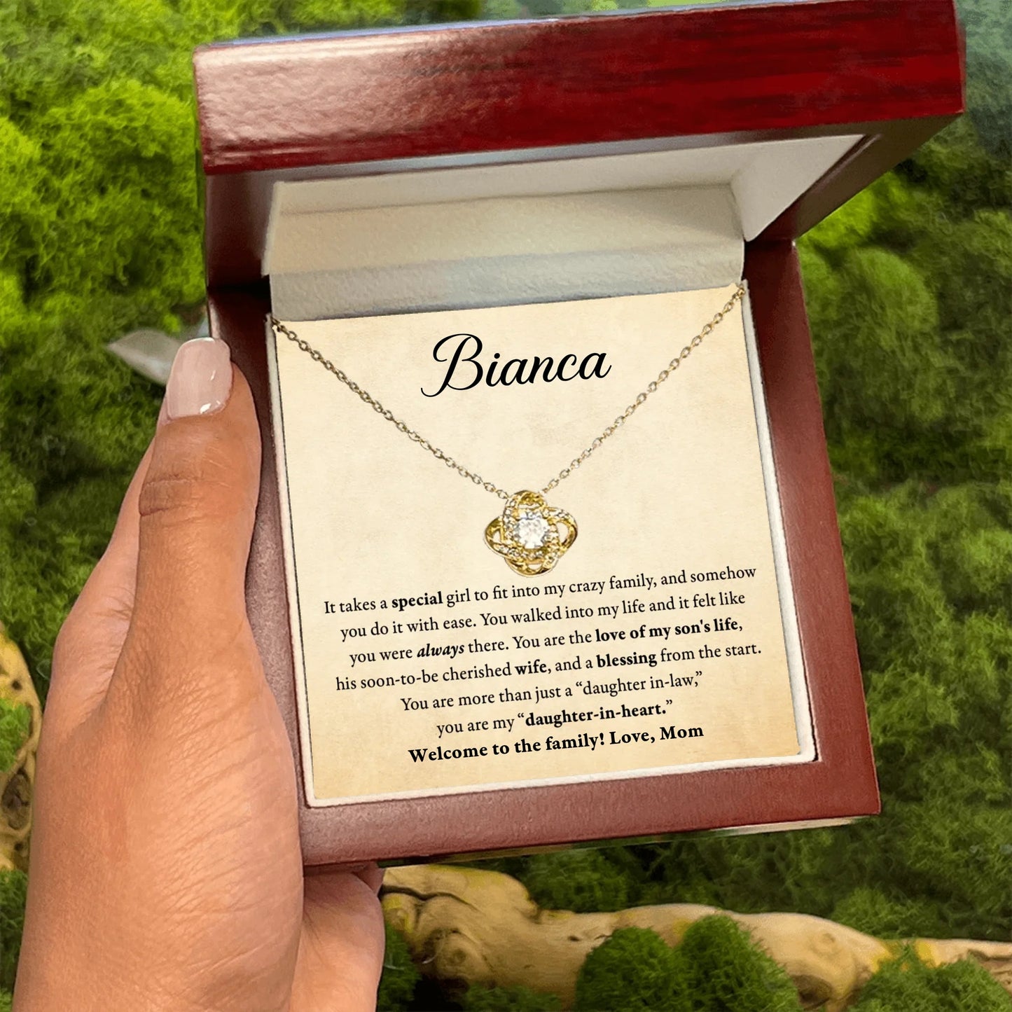 Love knot gold luxury box Zoom 3