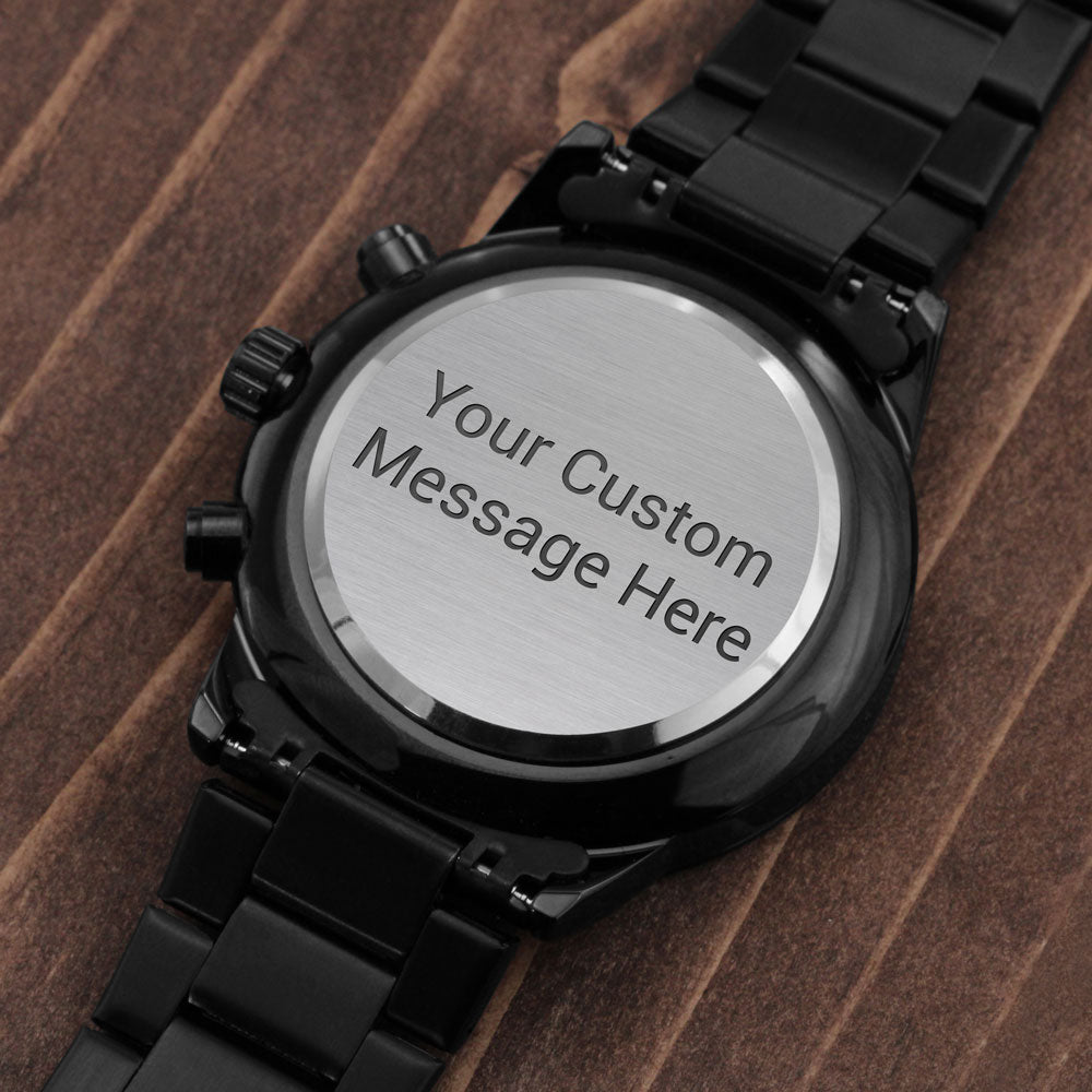 *REMAKE on TIB* Custom Engraved Watch with Your Text