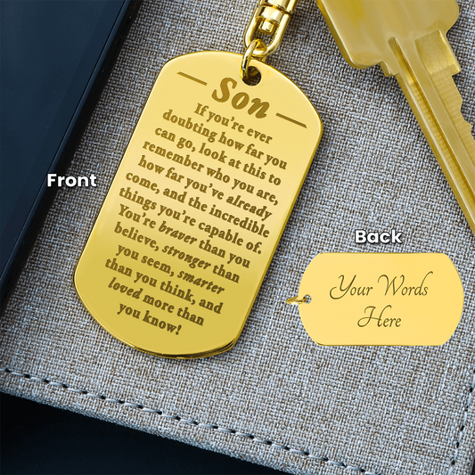 Son - Braver - Keychain