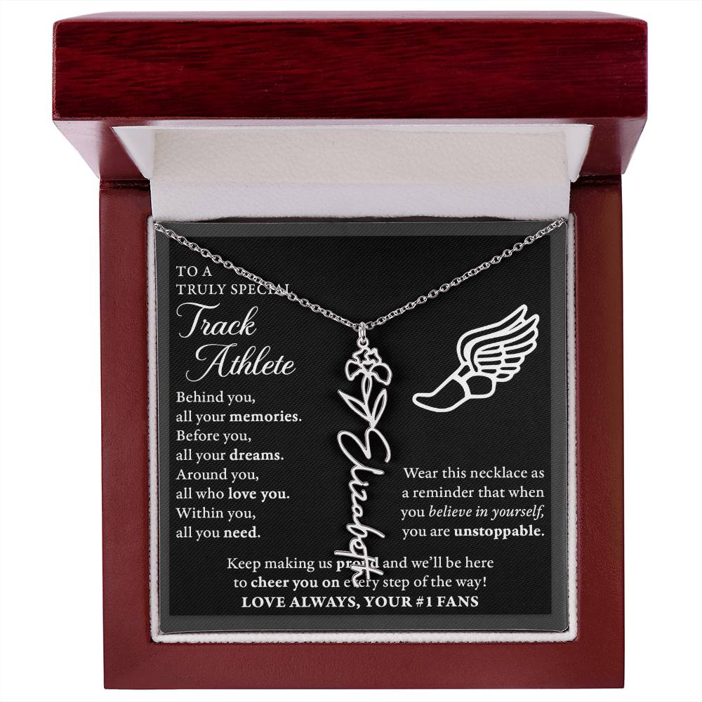 Track - Behind Unstoppable Plural - Flower Name Necklace