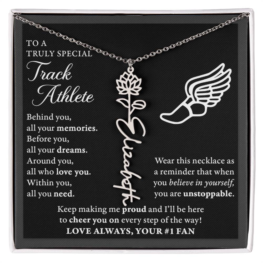 Track - Behind Unstoppable - Flower Name Necklace