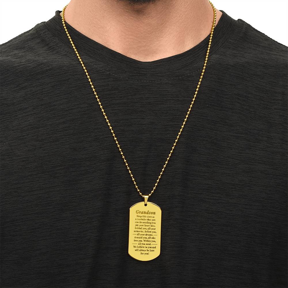 Do anything - Grandson Necklace