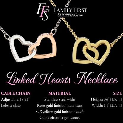 Linked Hearts Necklace