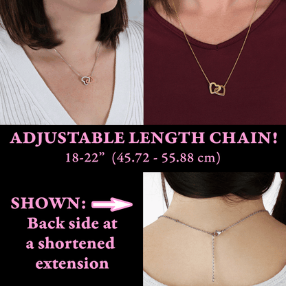 Linked Hearts Necklace