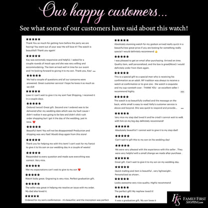 6 Etsy - Reviews - Wood watch Updated