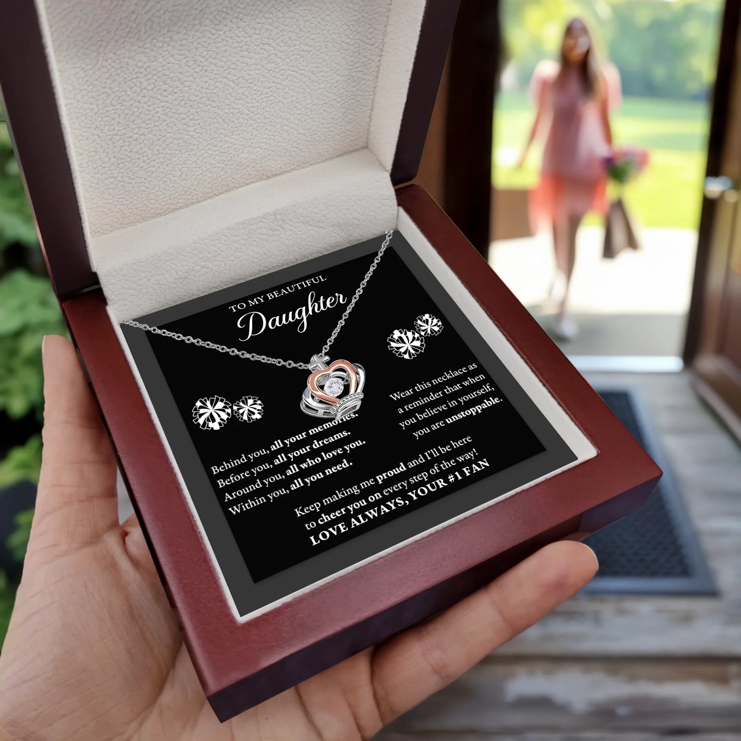 Behind you - Crown Necklace - Cheerleader