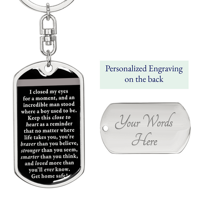 Corrections - Closed eyes Braver Home safe - GraphicDogKey