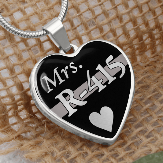 CustomOrder - DarrenMiller GraphicHeartNeckSilver WITHeng