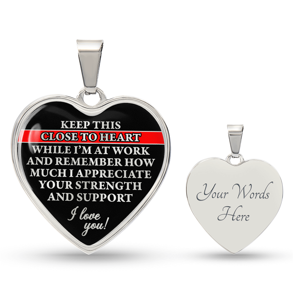 Fire - Any - Close to heart - GraphicHeart Graphic Heart Necklace - ETSY