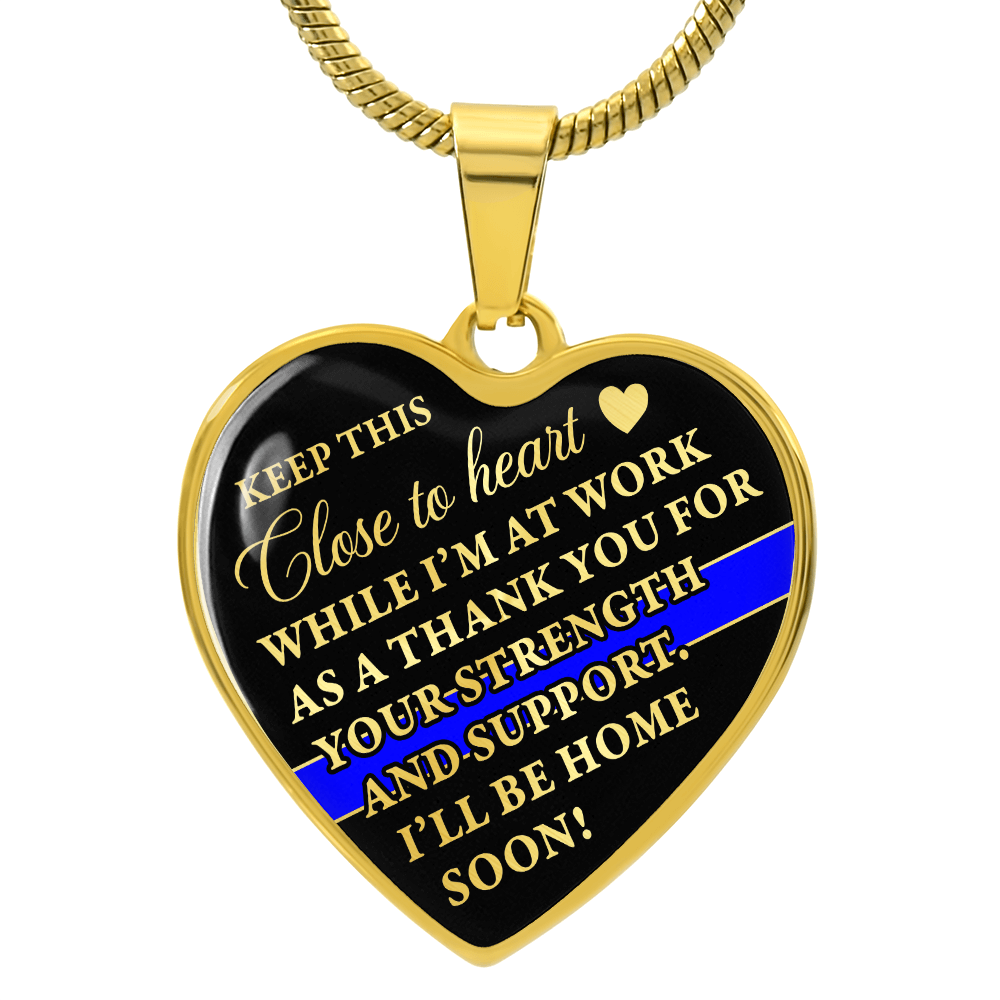 LEO - to Any Her - CTH strength - GraphicHeart Necklace