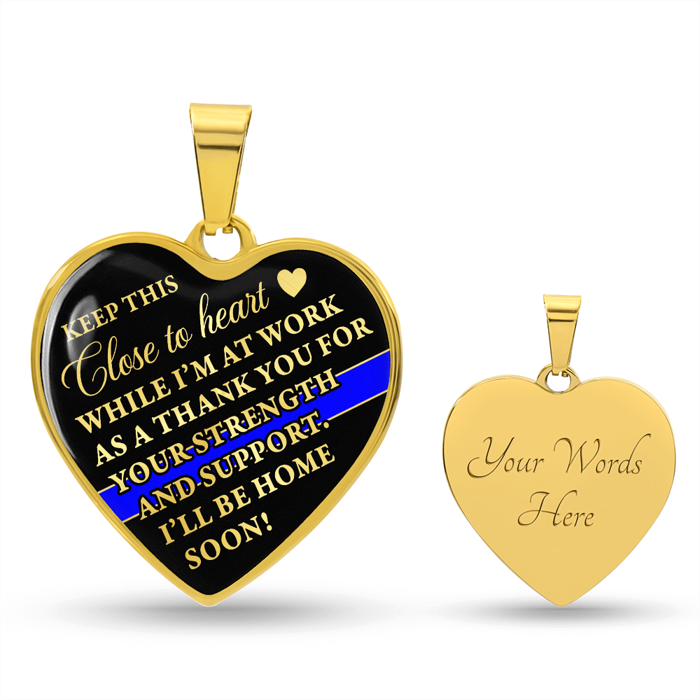 LEO - to Any Her - CTH strength - GraphicHeart Necklace