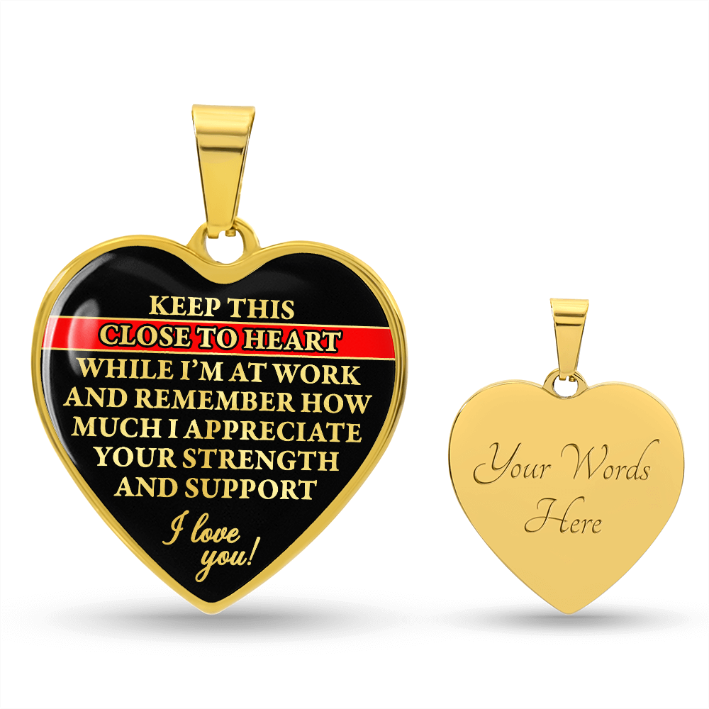 Fire - Any - Close to heart - GraphicHeart Graphic Heart Necklace - ETSY