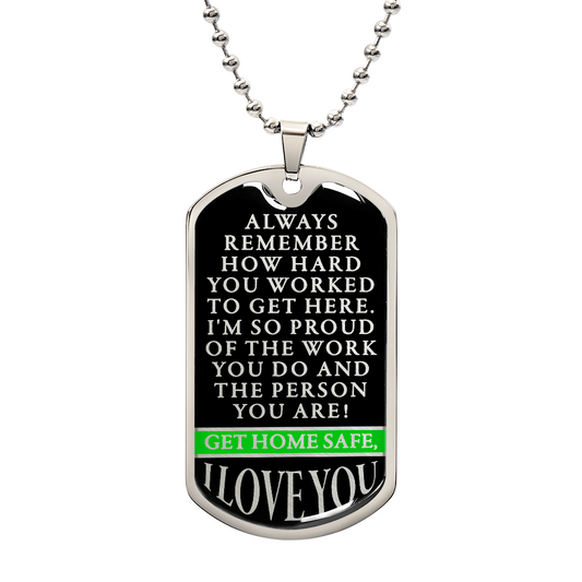 Border - Graduation - So proud - Graphic Dog Tag Graphic Dog Tag - Necklace - ETSY