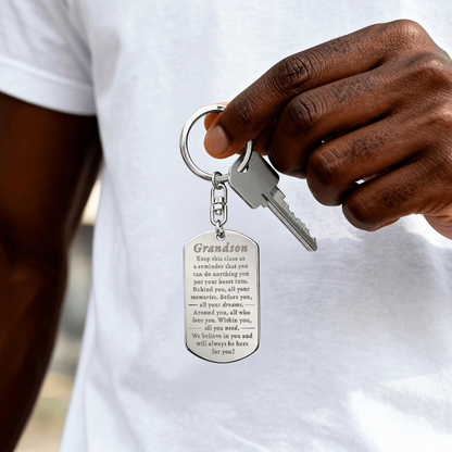 Grandson-Set-mind-to-Behind-Believe-Here-PLURAL-EngDogKey - ETSY REUPLoad