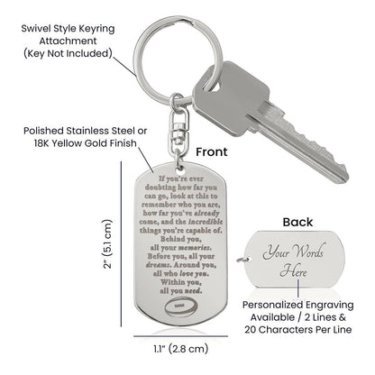 Rugby Keychain - Doubting