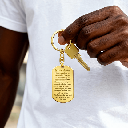 Grandson-Set-mind-to-Behind-Believe-Here-PLURAL-EngDogKey - ETSY REUPLoad