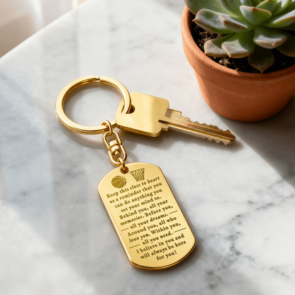 Behind you - Keychain - Basketball