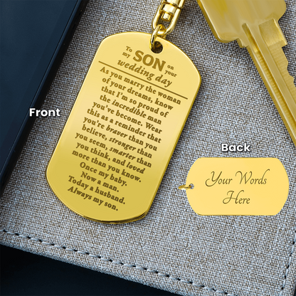 Groom Son - Woman of dreams - Keychain