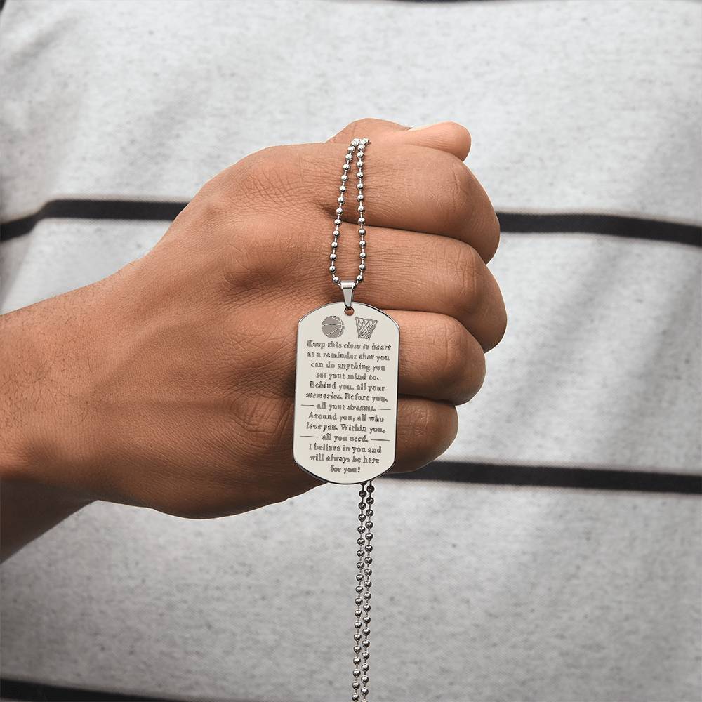 Behind you - Necklace - Basketball