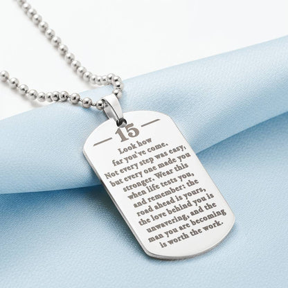 Birthday-15th-How-far-Man-becoming-EngDogNeck ETSY