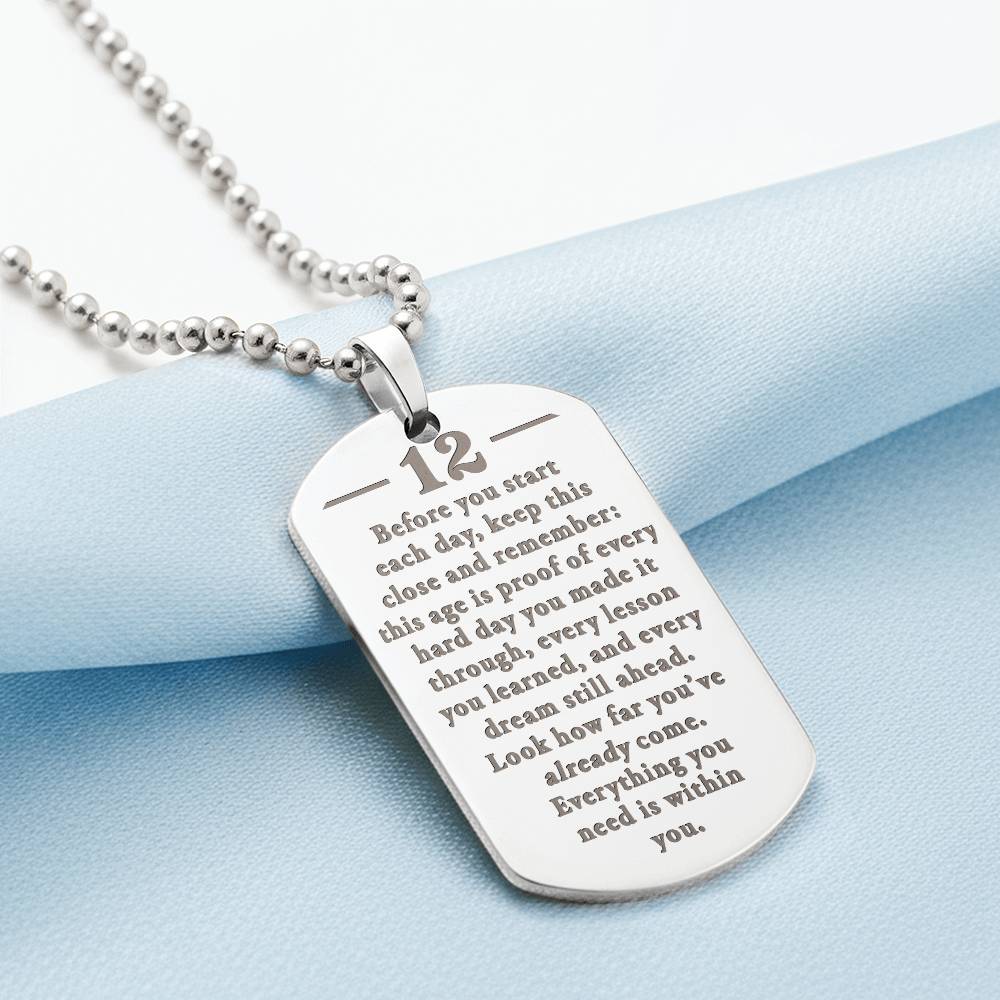 Birthday-12th-Start-day-Proof-Within-you-EngDogNeck ETSY