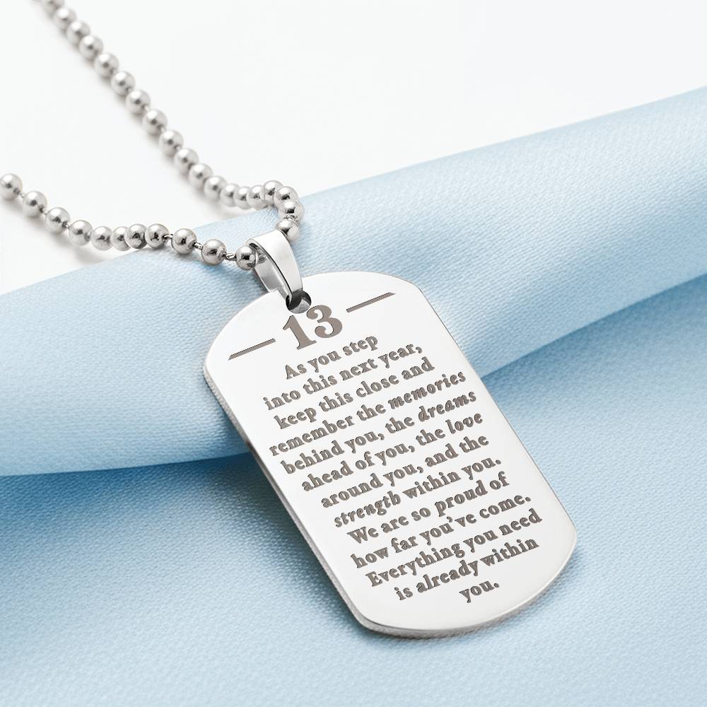 Birthday-13th-our-Step-Behind-Proud-EngDogNeck ETSY