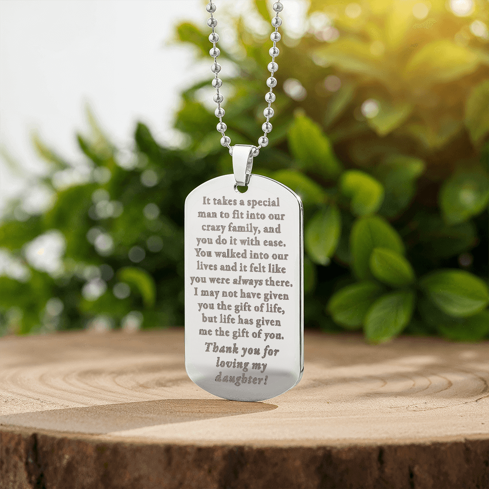 General-SIL-Special-Gift-of-you-EngDogTag Necklace