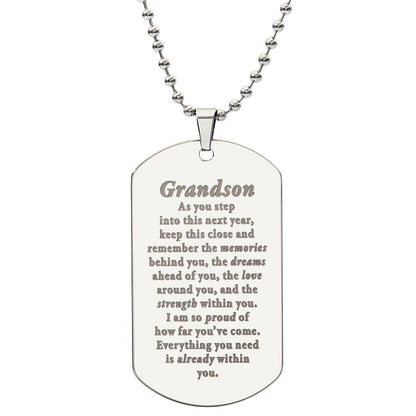 Grandson-My-Step-Behind-Proud-EngDogNeck ETSY 2