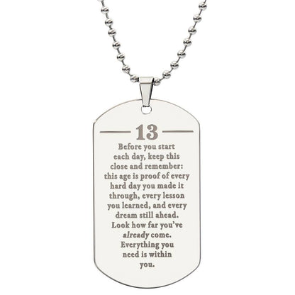 Birthday-13th-Start-day-Proof-Within-you-EngDogNeck ETSY