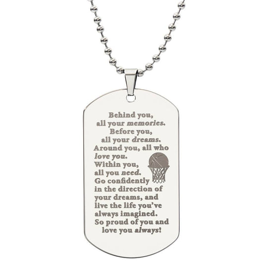 Go confidently - Necklace - Basketball