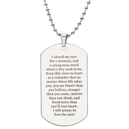 General-Any-YoungMan-Closed-eyes-Braver-Always-here-EngDogNeck Updated2025