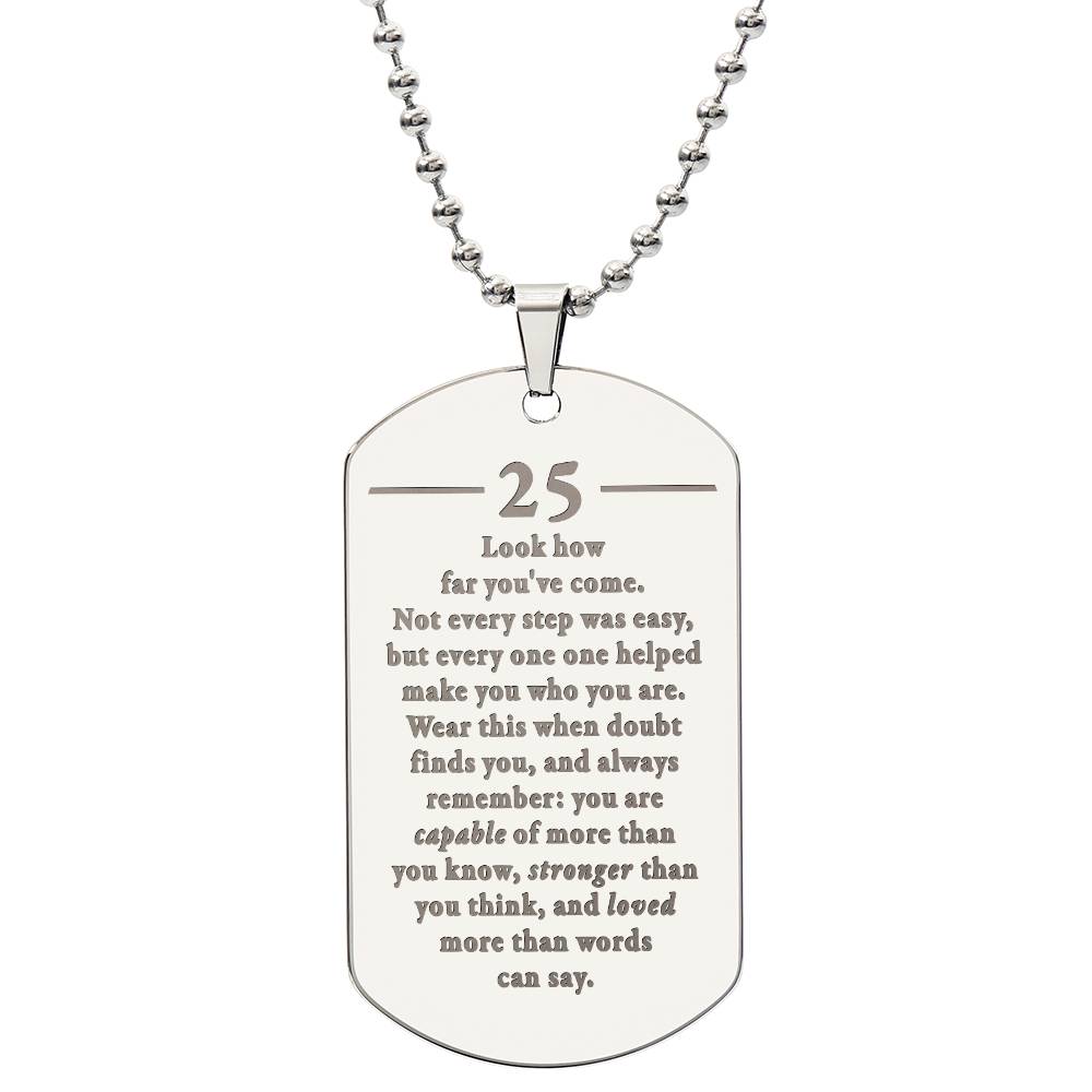 Birthday-25th-How -far-Doubt-Capable-EngDogNeck  ETSY