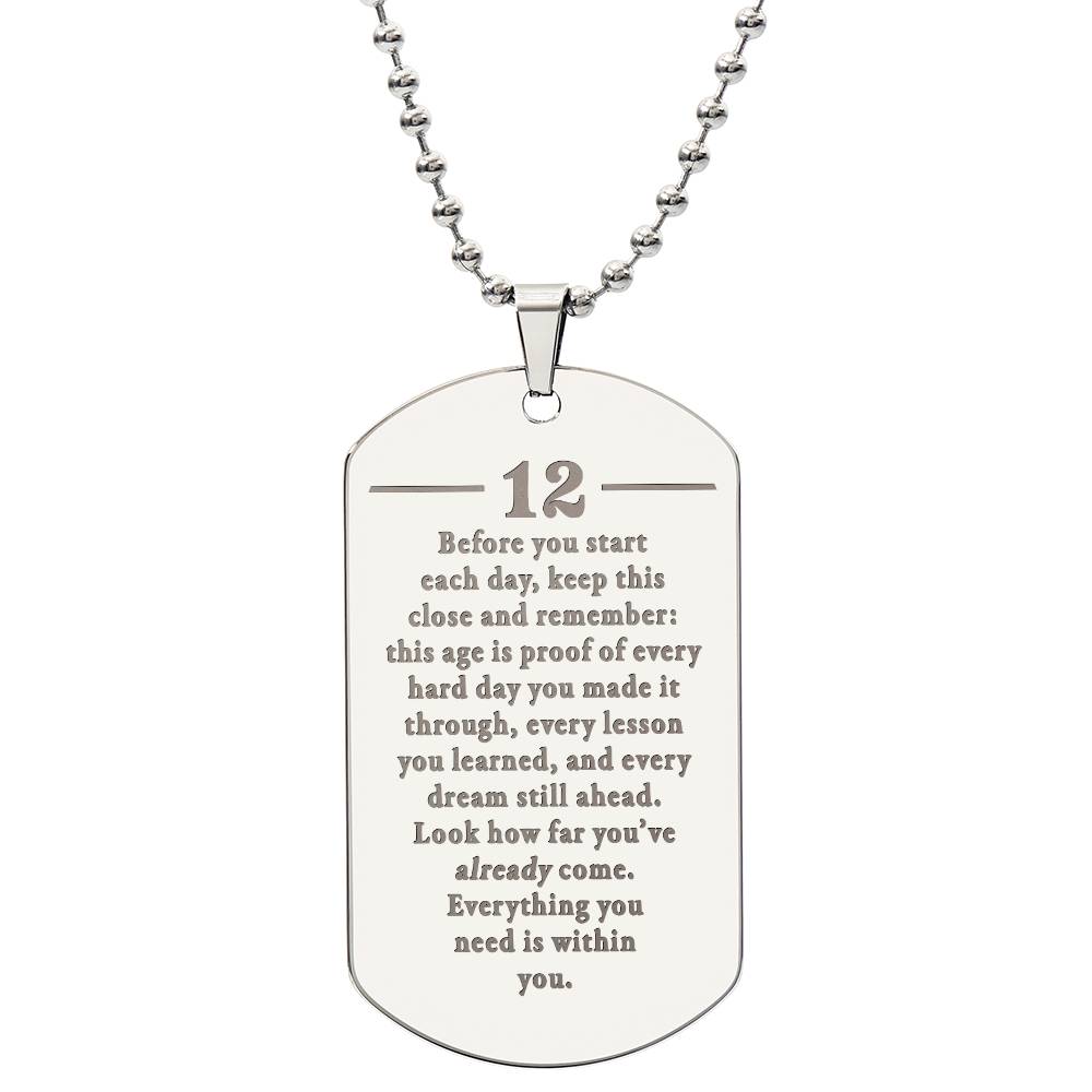 Birthday-12th-Start-day-Proof-Within-you-EngDogNeck ETSY
