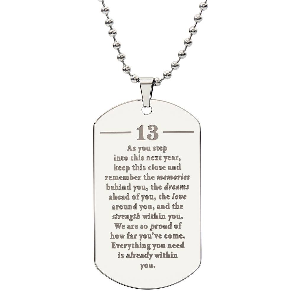 Birthday-13th-our-Step-Behind-Proud-EngDogNeck ETSY