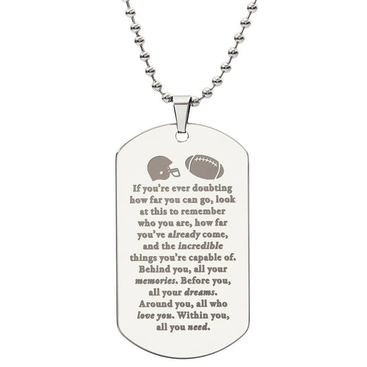 Football Necklace - Doubting
