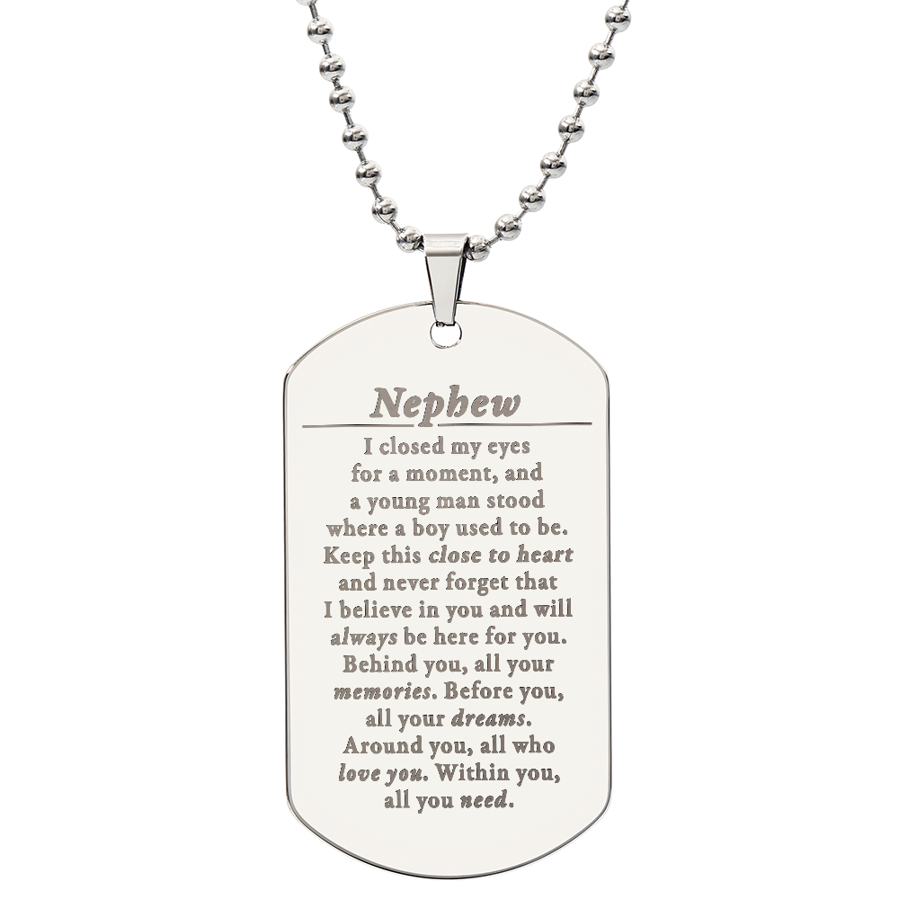 Nephew Necklace - Closed my eyes