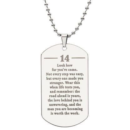 Birthday-14th-How-far-Man-becoming-EngDogNeck ETSY 2