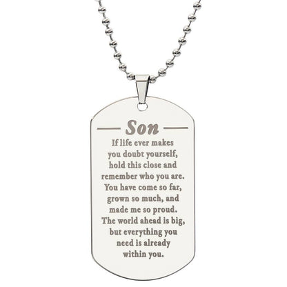 Son-my-Doubt-Grown-World-Within-EngDogNeck ETSY