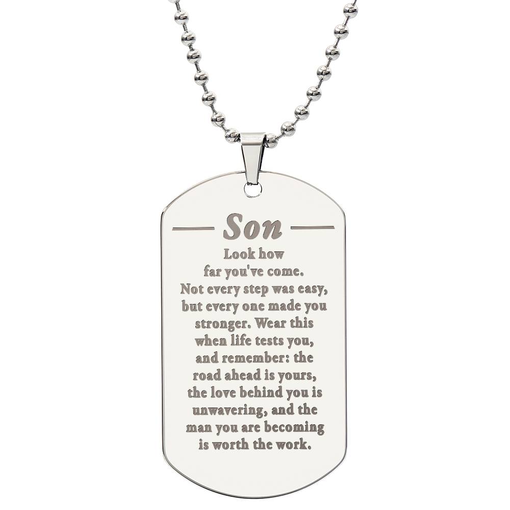 Son-How-far-Man-becoming-EngDogNeck ETSY