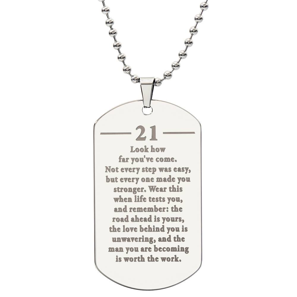 Birthday-21st-How -far-Man-becoming-EngDogNeck  ETSY