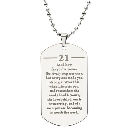 Birthday-21st-How -far-Man-becoming-EngDogNeck  ETSY