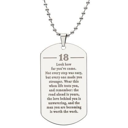 Birthday-18th-How -far-Man-becoming-EngDogNeck  ETSY