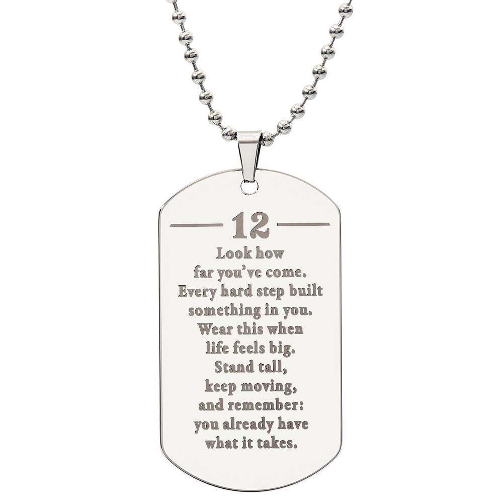 Birthday-12th-How-far-What-it-takes-EngDogNeck ETSY
