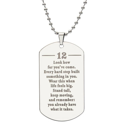Birthday-12th-How-far-What-it-takes-EngDogNeck ETSY