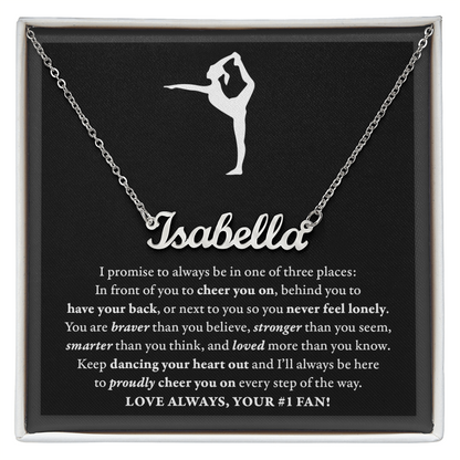 3 places - Name Necklace - Gymnastics Dance