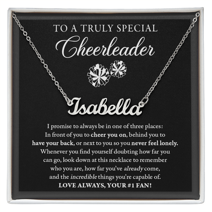 3 places Doubting - Name Necklace - Cheer