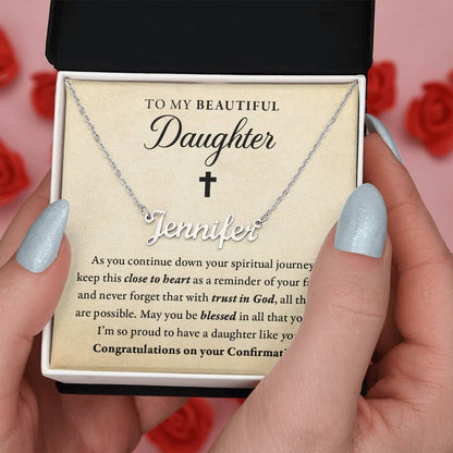Religious - Confirmation - Blessed in all you do - My daughter - Name