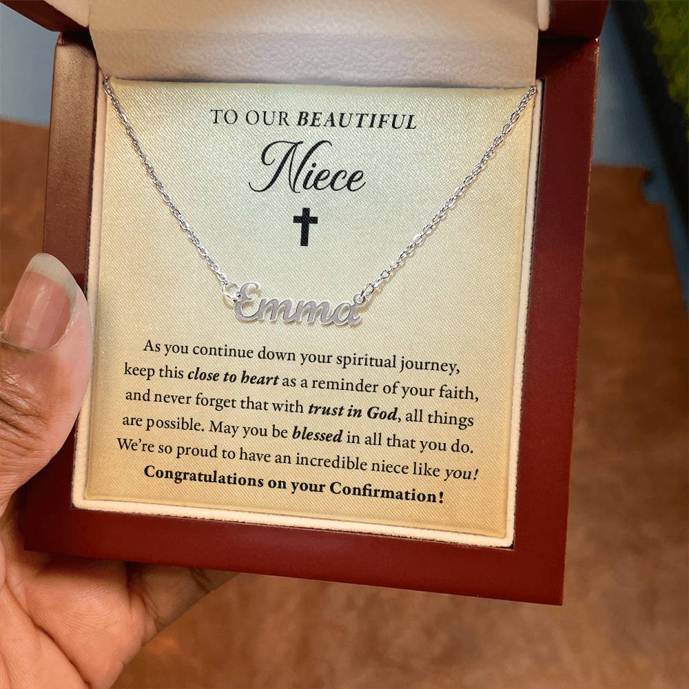 Religious - Confirmation - Blessed in all you do - Our niece - Name
